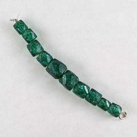 Large-Facet Jewelry Bead - Calibrated Strand (String of 10) link