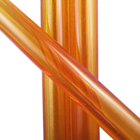 Thomas Transparent Orange Tube 33 COE (1/4 lb. minimum order) link