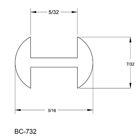 7/32 x 5/32 Brass Capped Lead Came 7/32 x 5/32 Brass Capped Lead Came photo