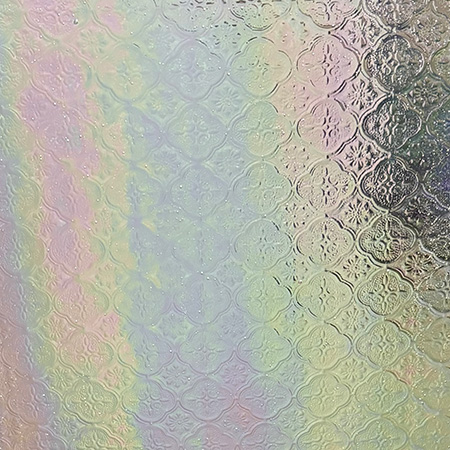 Clear Marrakesh™  Iridescent - Lightly textured link