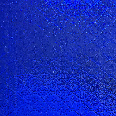 Dark Blue Transparent Marrakesh™ - Lightly textured link