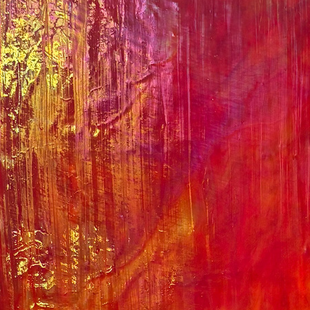 Salmon/ Red Iridized link