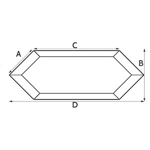 16-5/8 long x 4-1/4 in. wide Double House Bevel 16-5/8 long x 4-1/4 in. wide Double House Bevel photo