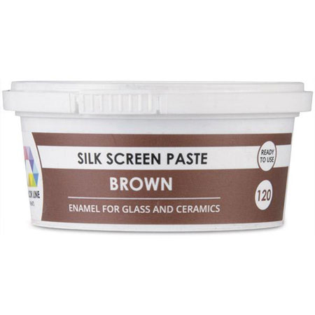 Brown Color Line Silk Screen Paste (Bullseye 008482-PSTE) link