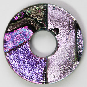 Fused Glass Circle Shape 1-1/2 in. - 96 COE link