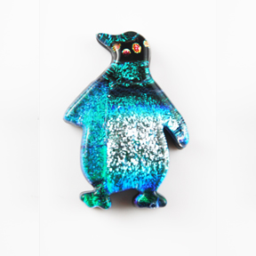 Fused Glass Penguin Shape - 96 COE link