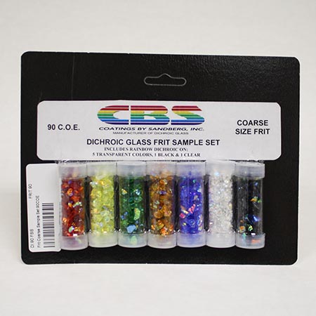 Colored Dichroic Frit 90 COE Sample Set Colored Dichroic Frit 90 COE Sample Set photo