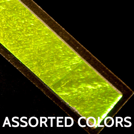 1 x 8 in. Crinklized Dichroic 90 COE link