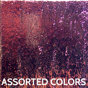 4 x 4 in. Crinklized Solid-Color Dichroic 90 COE link