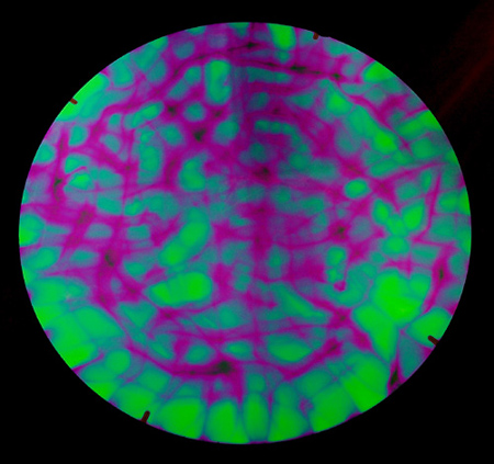 System 96 Thin Black - Aurora Borealis Pattern Emerald Dichroic link