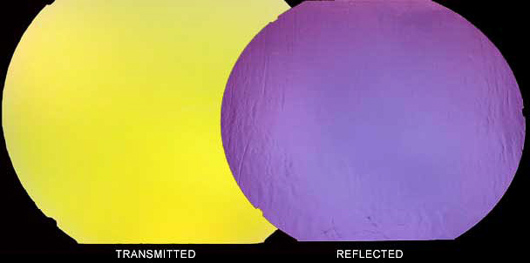 System 96 Thin Clear - Yellow/ Violet Dichroic link