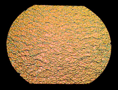 96 COE Ripple Clear Wissmach - Salmon Dichroic link
