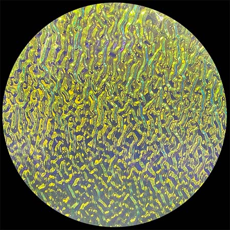 Wissmach 96 Ripple Clear - Blue Gold Dichroic link