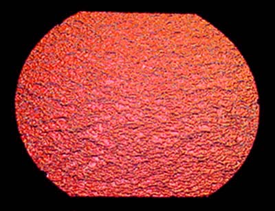 96 COE Ripple Clear Wissmach - Candy Apple Red Dichroic link