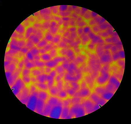 Thin Black - Aurora Borealis Pattern Green/ Magenta Dichroic 90 COE link