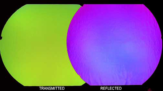 Thin Clear - Green/ Magenta/ Blue Dichroic 90 COE link