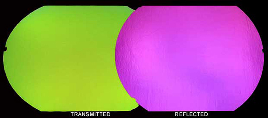 Thin Clear - Green/ Magenta Dichroic 90 COE link