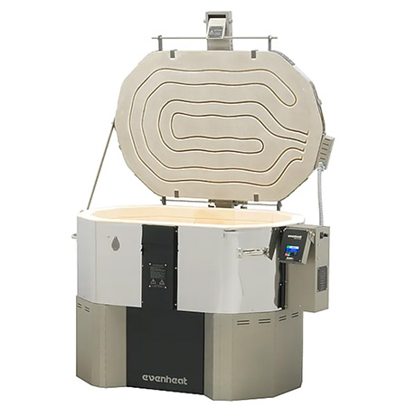 41W x 25-1/2L x 13D in. Evenheat Kiln w/Lid Lifter, TAP II Touchscreen Controller link