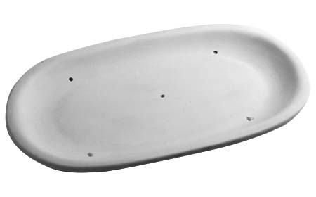 Oval Soap Dish 7-1/2 x 4-3/8 in. Fusing Mold link