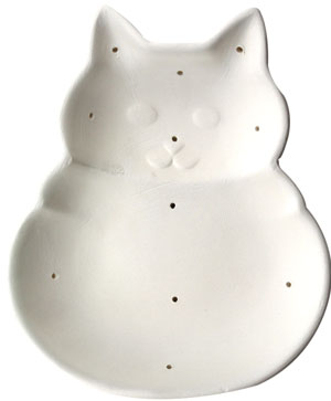 Cat Dish 7 x 6 in. Fusing Mold link