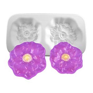Anemone (Large & Medium) Glass Casting Mold - 8.5 x 5.75 in. Anemone (Large & Medium) Glass Casting Mold - 8.5 x 5.75 in. photo