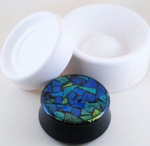 Round Lidded Box Mold - 5.5 x 5.5 in. (makes a 3.5 in. box) link