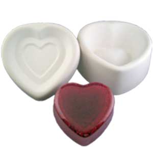 Heart Lidded Box Mold - 5.75 x 5.75 in. link