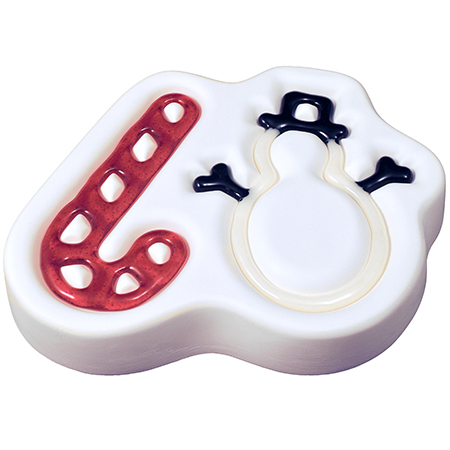 Candy Cane & Snowman Ornaments Mold - 7 x 6 in. link
