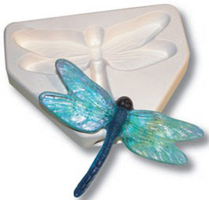 Dragonfly Glass Casting Mold - 7 x 5.25 in. link