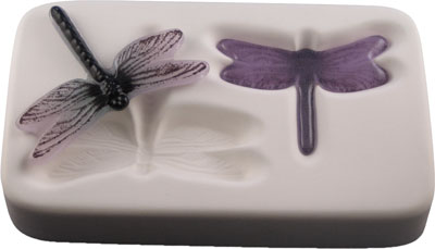 Dragonflies with Wing Slumper Glass Casting Mold - 8.5 x 5 in. link