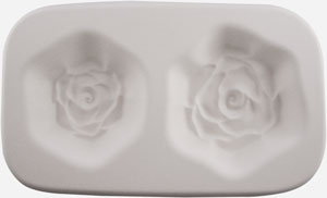 Rose (Large & Medium) Glass Casting Mold - 7.25 x 4.5 in. Rose (Large & Medium) Glass Casting Mold - 7.25 x 4.5 in. photo