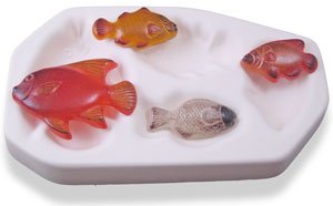 Tropical Fish Glass Casting Mold - 8.25 x 4.75 in. link