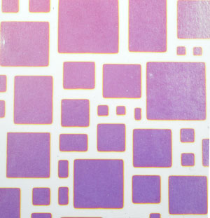 Dicro Slide - Cobble - Cool color shift - 3-1/4 x 8 in. sheet link