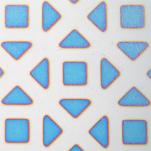 Dicro Slide - Tiles - Cool color shift - 3-1/4 x 8 in. sheet link
