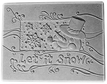 Snow Texture Tile- 8 x 6.5 in. link