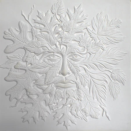 Green Man Texture Tile - 12.25 in. x 12.25 in. link