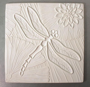 Dragonfly Square Texture Mold - 10.25 in. link