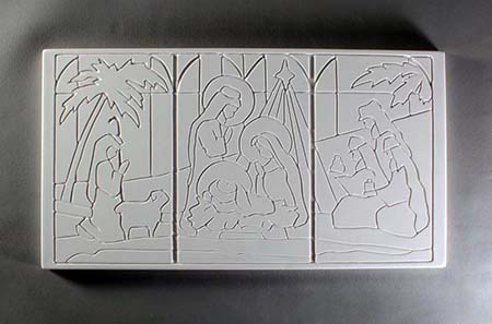 Nativity Texture Mold - 13 x 7 in. link