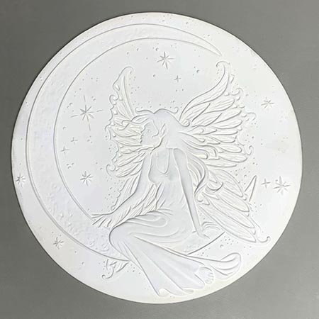 Fairy on the Moon Texture Tile - 11.25 in. link