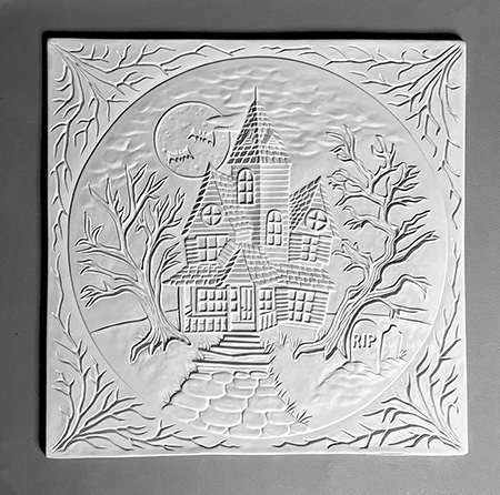 Haunted House Texture Mold - 12 x 12 in. link