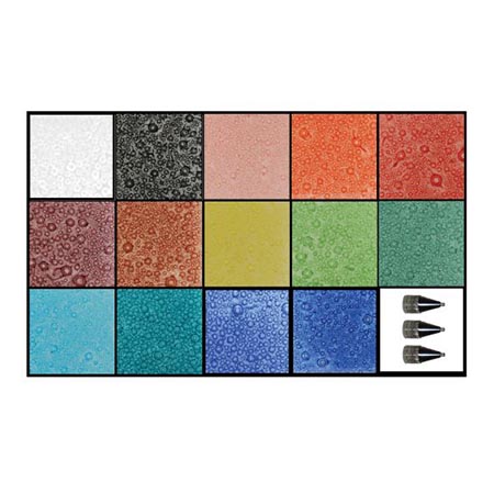 Glassline Champagne Bubble Paint Kit- 14 colors & 3 tips link