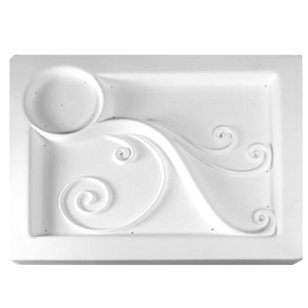 Spiral Appetizer Tray Mold - 12.5 x 10 in. link