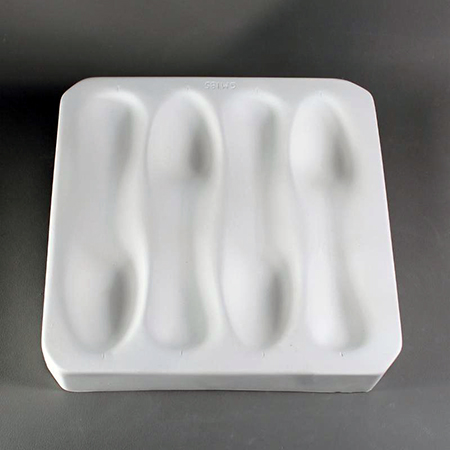 Four Spoon Slump - 8 x 8.5 in. Four Spoon Slump - 8 x 8.5 in. photo
