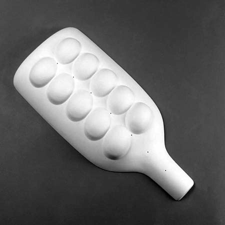 Egg Bottle Drape Mold - 13 x 6 in. link