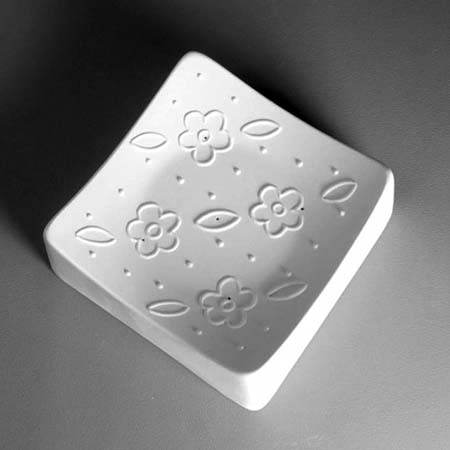 Small Flower Square Texture Mold - 4.5 in. link