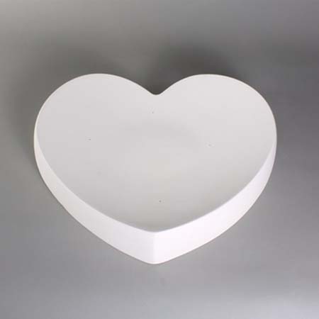 Large Heart Slump - 8.25 x 7.5 in. Large Heart Slump - 8.25 x 7.5 in. photo