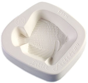 Fish Fritter Glass Casting Mold -6.5 x 6 in. link