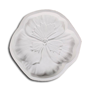 Pansy Frit Cast Mold 8 x 1.5 in link