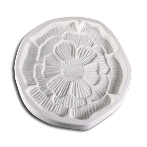 Patty Gray Small Poppy Frit Cast Mold - 8 x 1.5 in. link