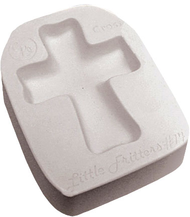Cross  Glass Casting Mold - 6 x 4.75 in. link